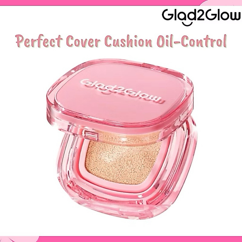 Glad2Glow Anti-aging Perfect Cover Cushion 11g/Alas Bedak