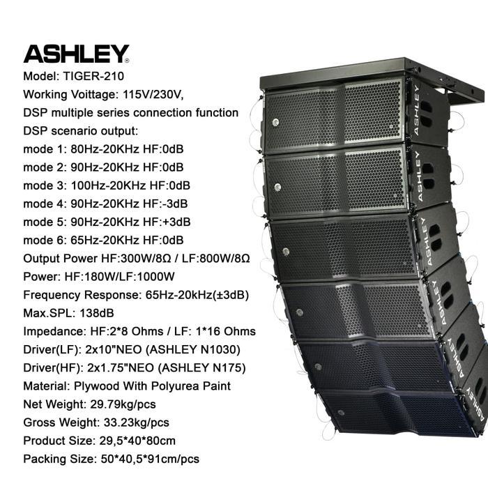 Line Array Ashley Tiger 210-LA ( Active )