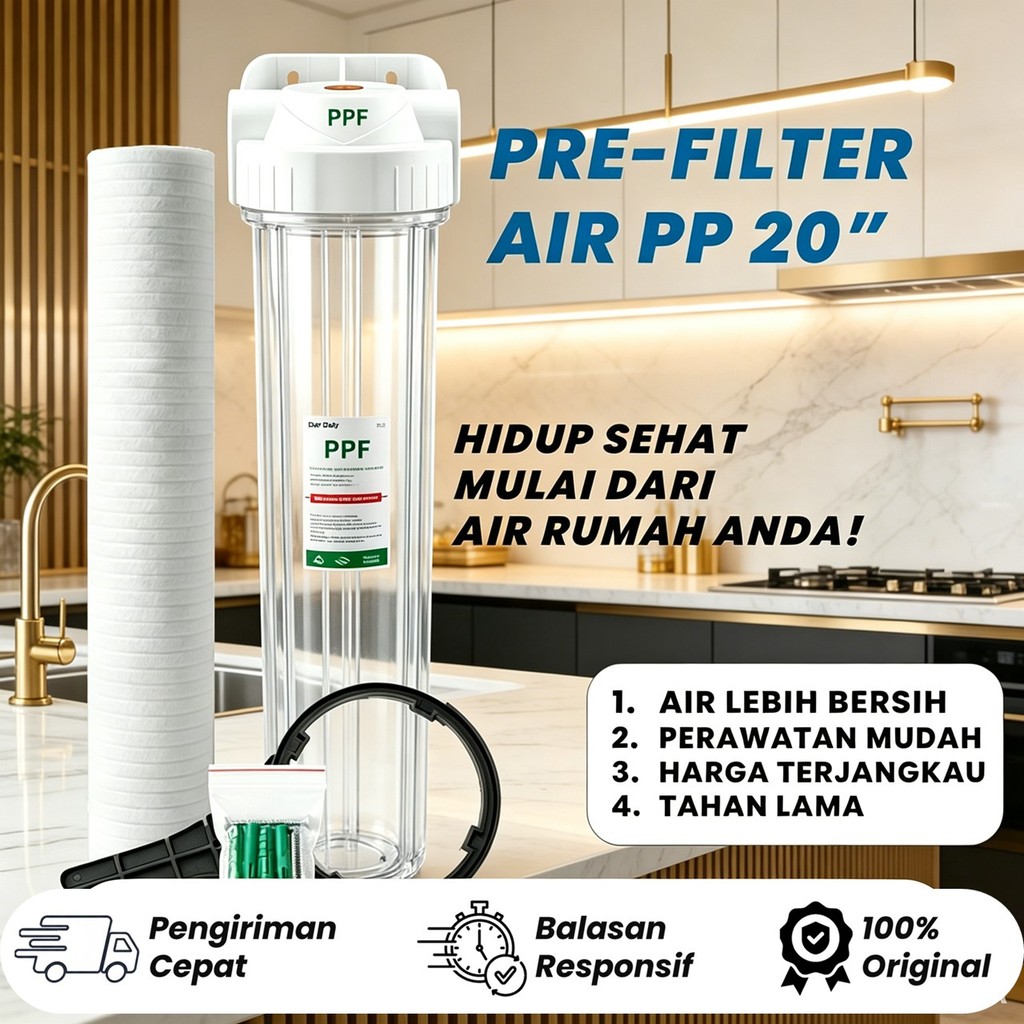 HOUSING FILTER AIR  20" + Filter PPF 5 Micron