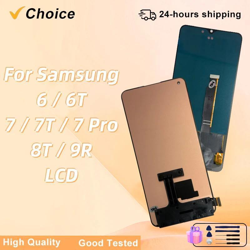 OLED For OnePlus 7 LCD 7T splay 1+ 6 6T Touch Screen 7 Pro LCD For Oneplus 8T splay 9R Replacement P