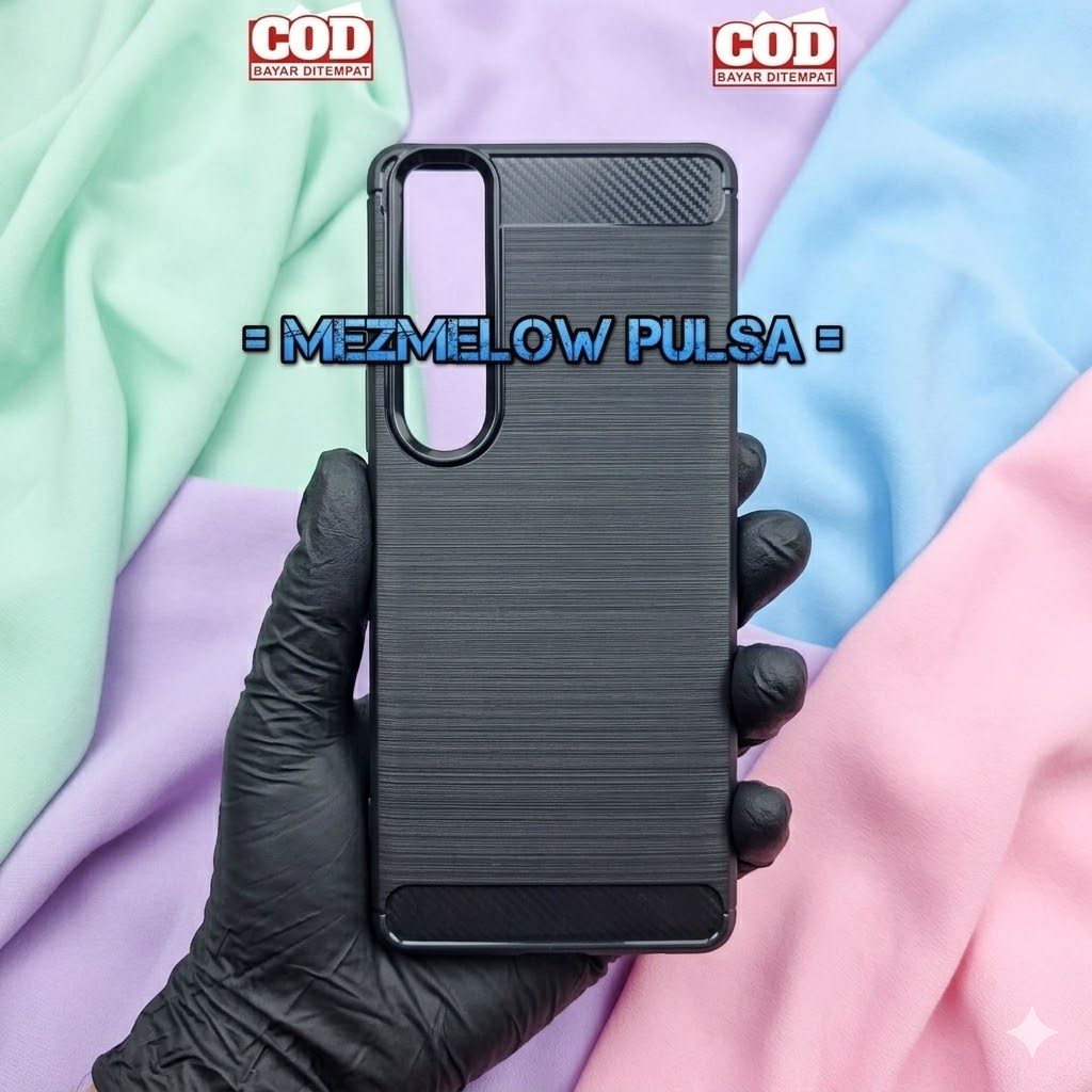 Caseng / Softcase Fiber Carbon / Case SONY XPERIA 1 III / XPERIA 1 MARK 3