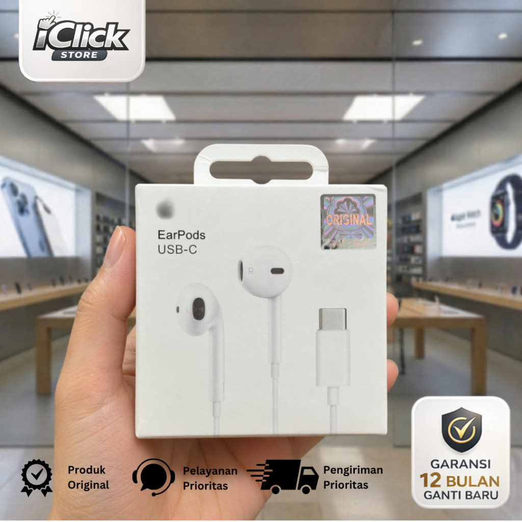 Headset Kabel Compatible For iPhone Type C