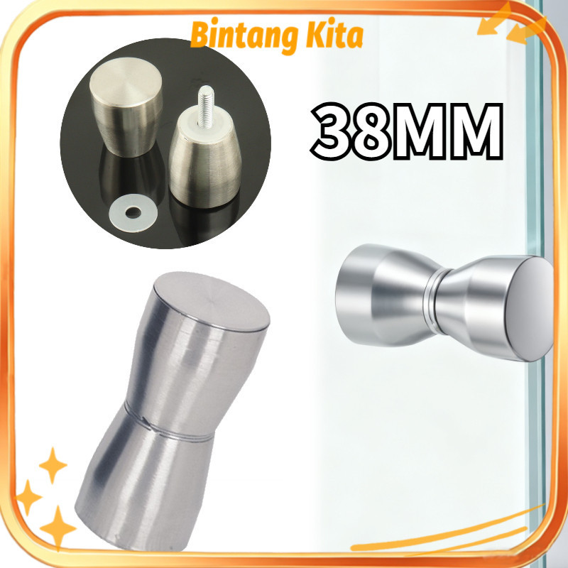 Tarikan Pintu Kaca Jepit Tarikan Handle Pintu Kamar Mandi 1set Lemari Glass Door Handle Glass Handle