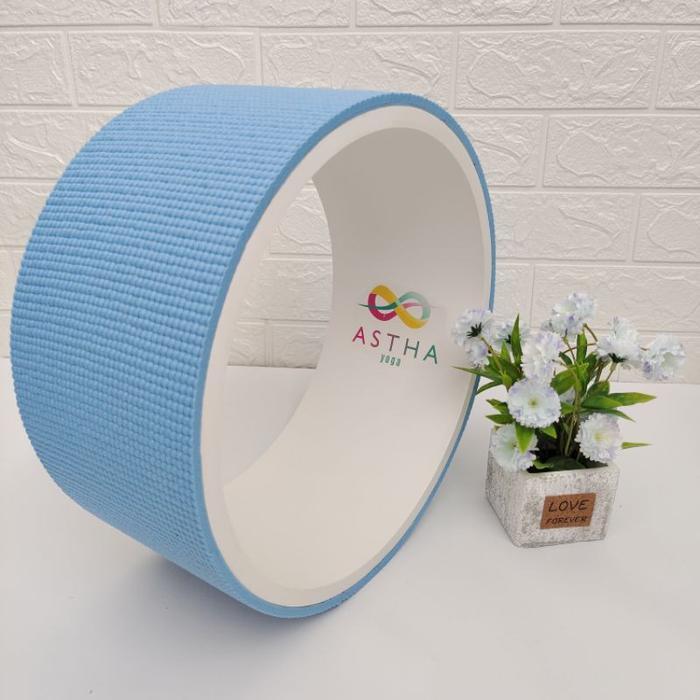 Slim yoga Wheel PVC / Yoga Wheel PVC slim 15 cm - CUSTOM LOGO