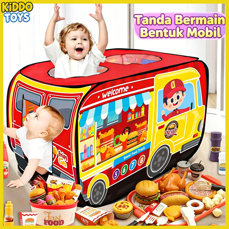 Mainan Masak Anak Perempuan Set Burger & Kentang Goreng Mainan Edukasi