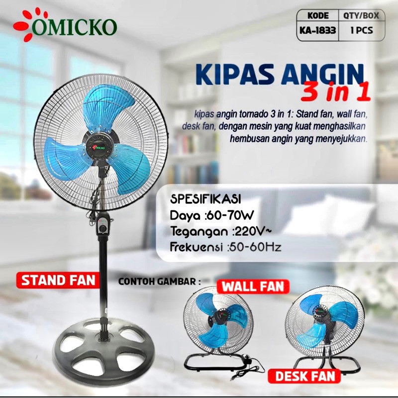 Omicko KA-1833 Kipas Angin