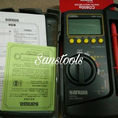 SERICUSS SANWA CD800A DIGITAL MULTIMETER JAPAN QUALITY