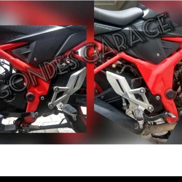raiser peninggi footstep step cb150r rasa underbone