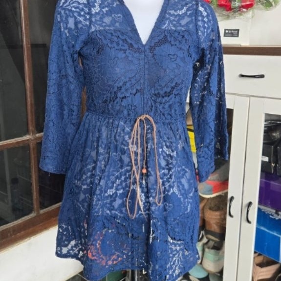 Brokat Biru Dongker