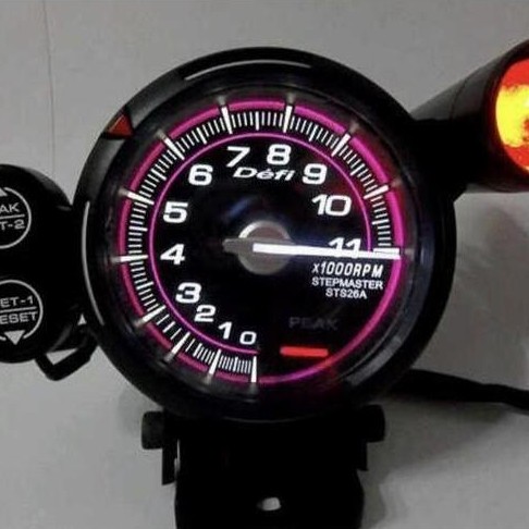 Tachometer Defi C2 + Shiftlht ( Blue - Pink )