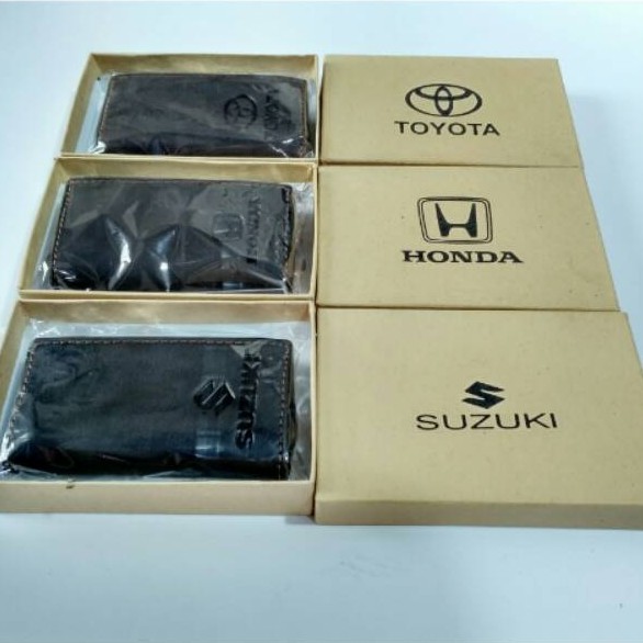 STNK Kulit Dompet Dokumen Kendaraan Kulit Sintetis dengan Gantungan Kunci Gantungan Kunci Mobil dan 