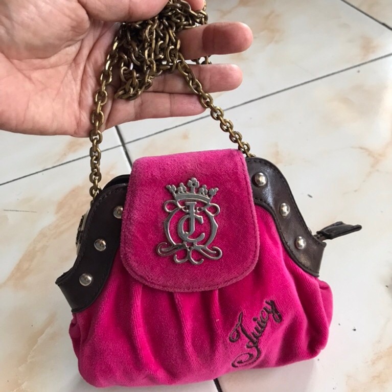 tas juicy couture y2k velvet mini