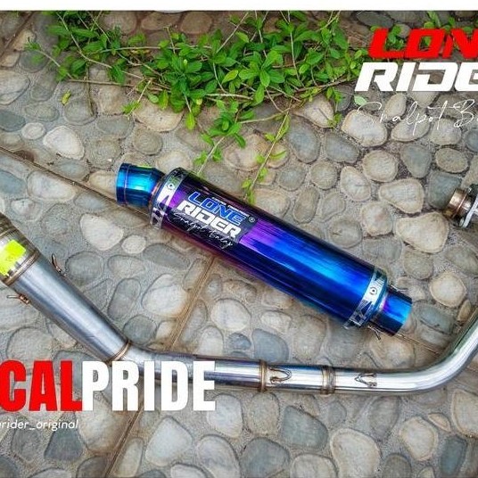 Lone Rider Orinal - SRR Slencer Bluemoon - FU FI - SATRIA F INJEKSI