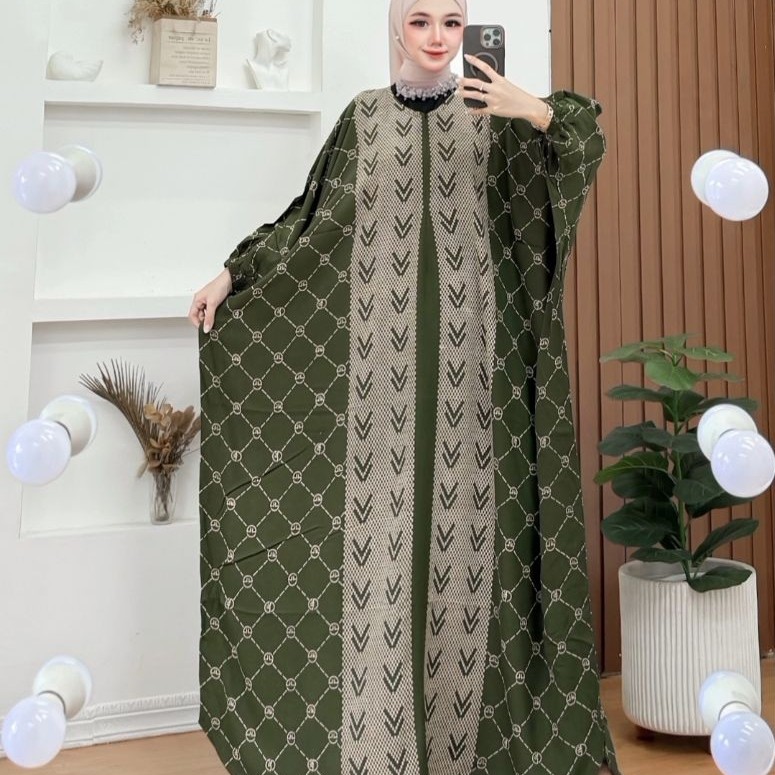 Kaftan Gema Kaftan Batik Wanita Kekinian Kaftan Viral Kaftan Ld 180 Pb 140