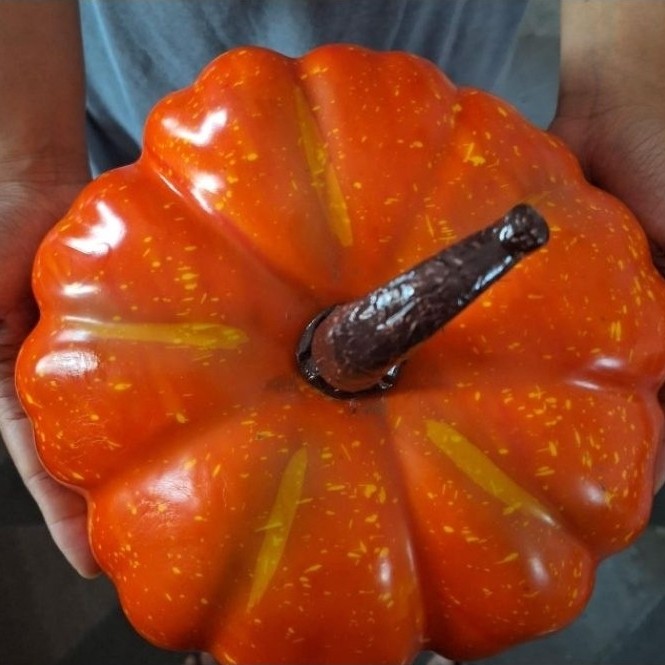 DIMSTORE labu hias labu pumpkin halloween labu halowen labu kuning labu hias besar pajangan labu hal