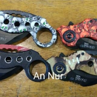 KERAMBIT SOG Trident - Kerambit - Pisau Lipat - Adventure - Hiking - Silat - Bela Diri