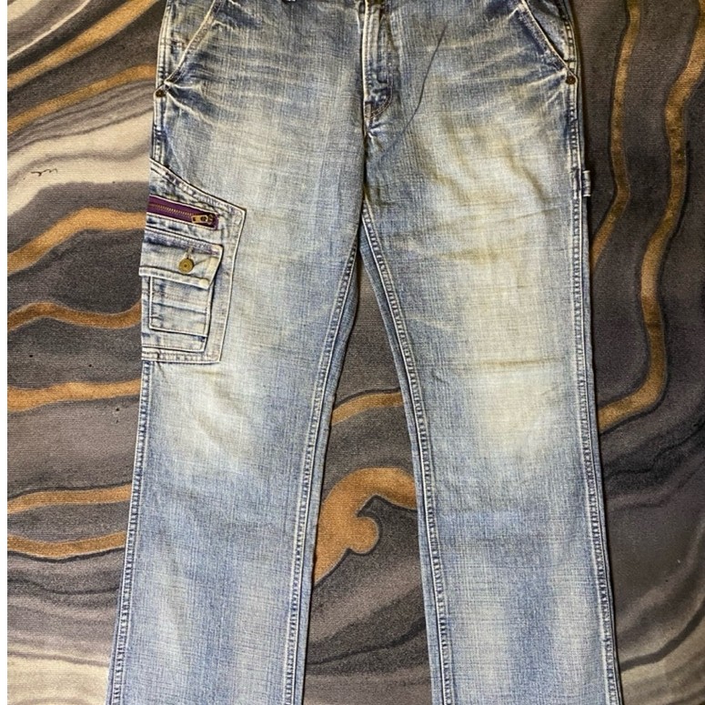Celana Panjang Jeans Cargo Limitid Edition Second Original