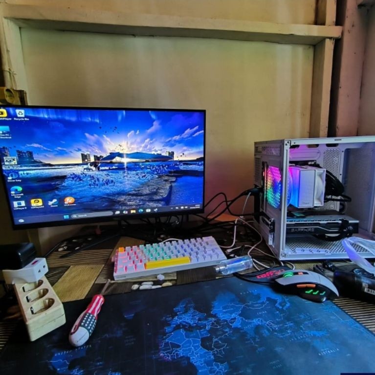 PC Gaming I5 Gen 4 Rx580 Shappire Pulse 8GB