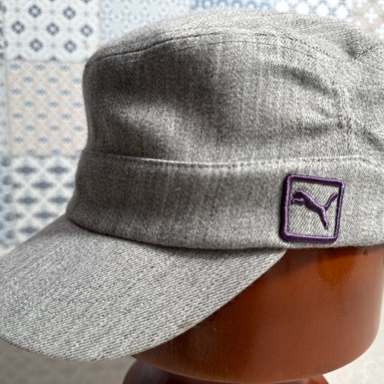 Topi Second Brand Branded Komando Military Newsboy Wool PUMA Original Full Tag Official