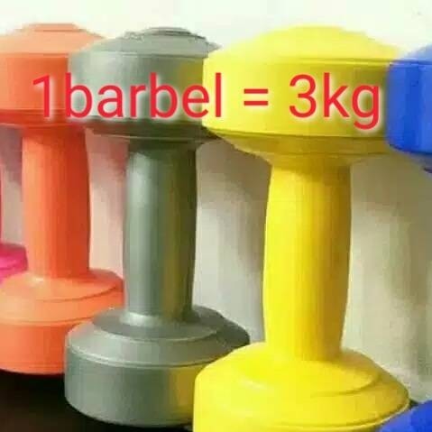 DUMBELL 3KG / BARBEL 3kg / DUMBELL STAMINA HERCULES SPORT 3KG
