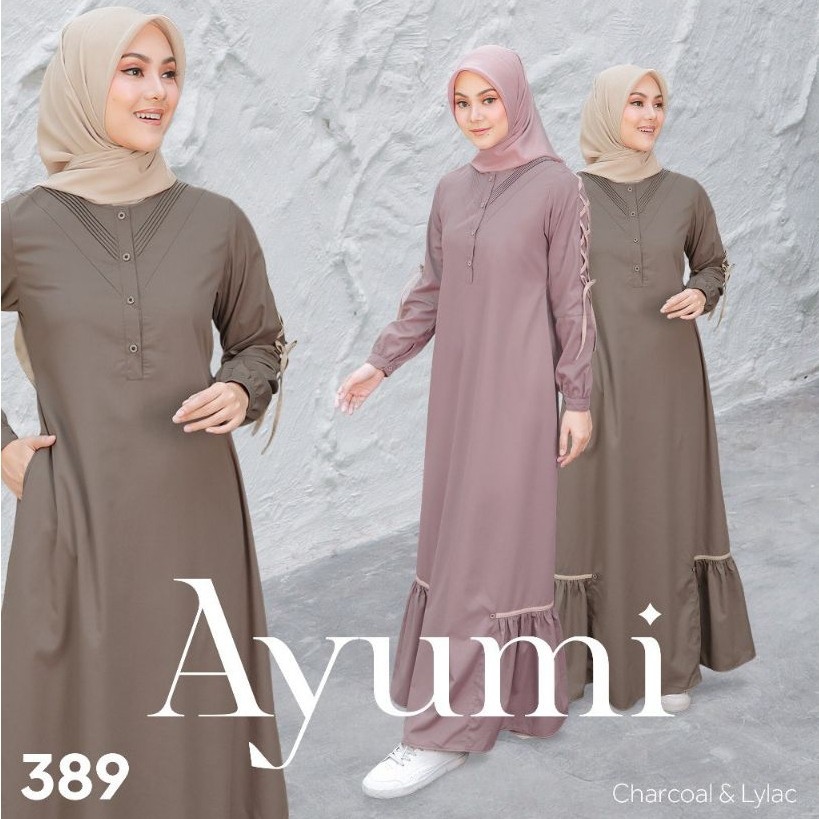BAJU GAMIS DAILY ETHICA AYUMI 389 LYLAC