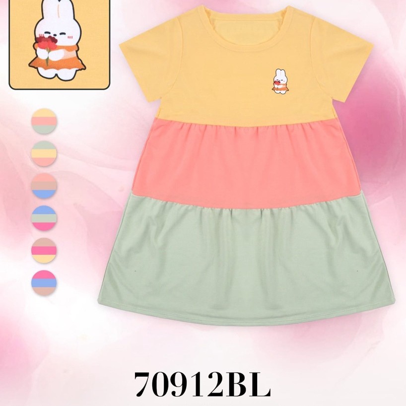 dress anak perempuan Lemone size 12