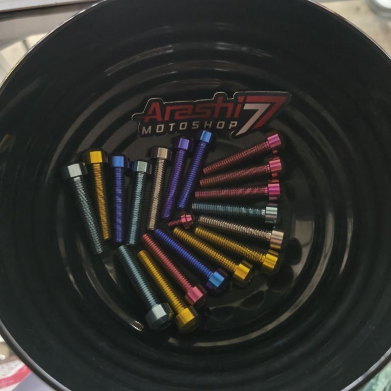 Paket baut titanium spakbor depan & body middle CBR 150R 2007 Thailand