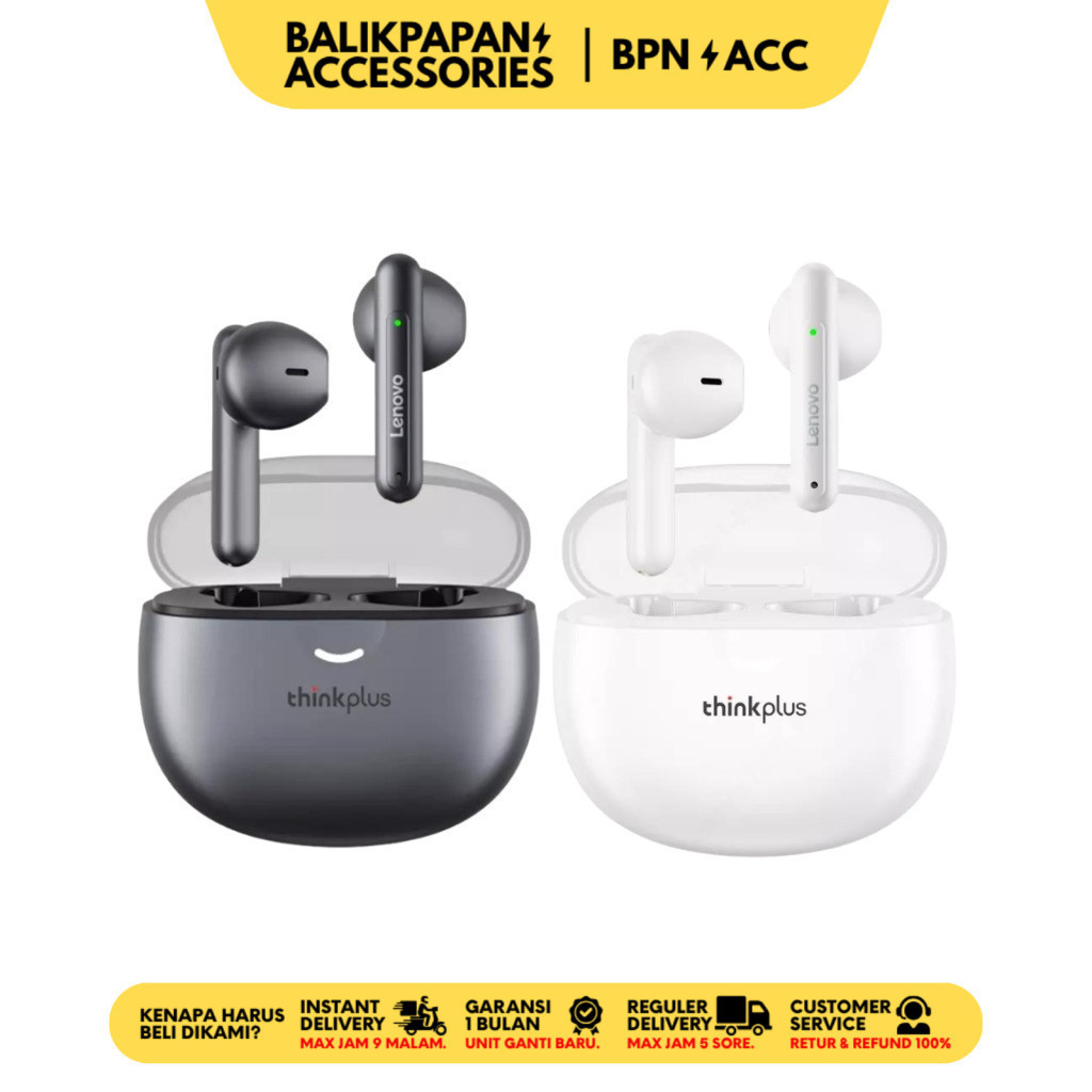 Lenovo Thinkplus LP1 Pro Bluetooth 5.1 Wireless Original - BALIKPAPAN ACCESSORIES