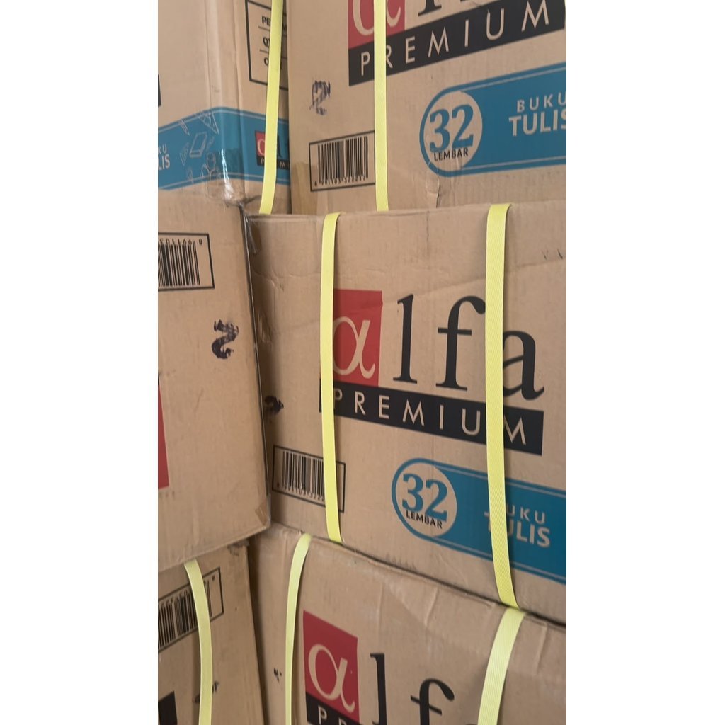 (BOX) Buku Tulis Alfa 32 Batik / Gambar