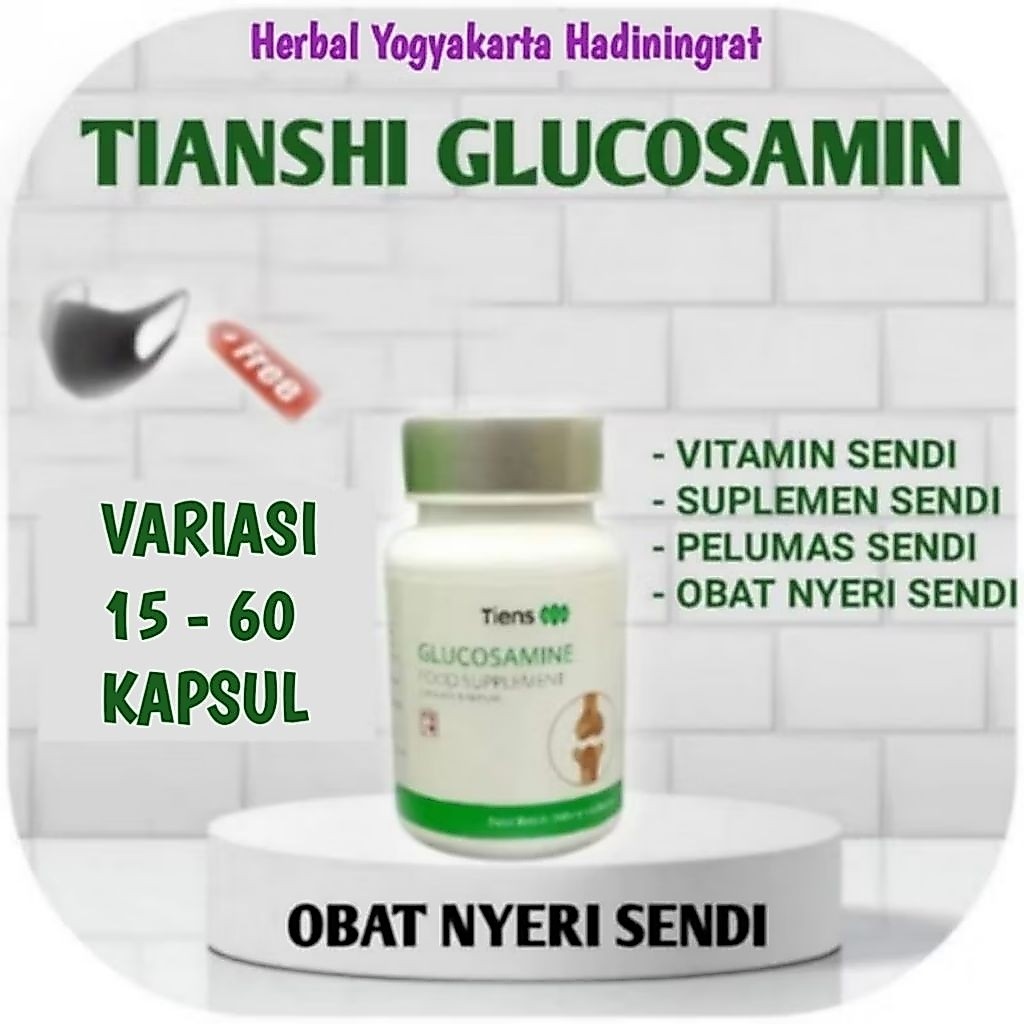 PROMO GLUKOSAMIN TIENS GLUCOSAMINE GLUKOSAMIN HERBAL PELUMAS SENDI VITAMIN SENDI OBAT RADANG NYERI