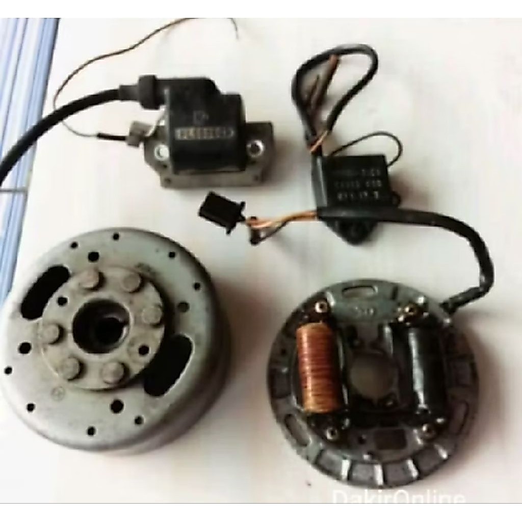 pengapian set Rc 100 bravo , crystal , tornado original copotan
