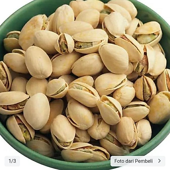 Barudatanglagi- 500Gram Kacang Pistachio, Kacang Arab, Fustuk Setengah Kilo