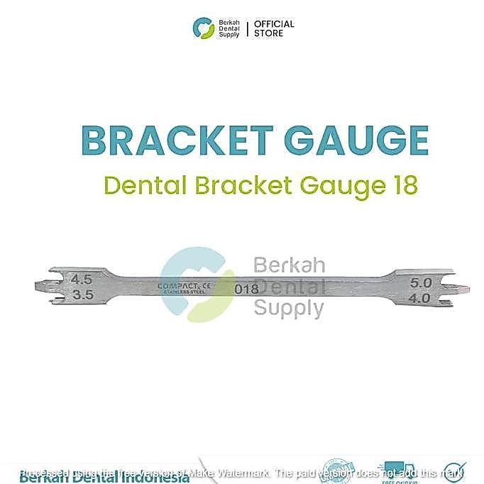 Dental Bracket Gauge / Alat Pengukur posisi Bracket Behel