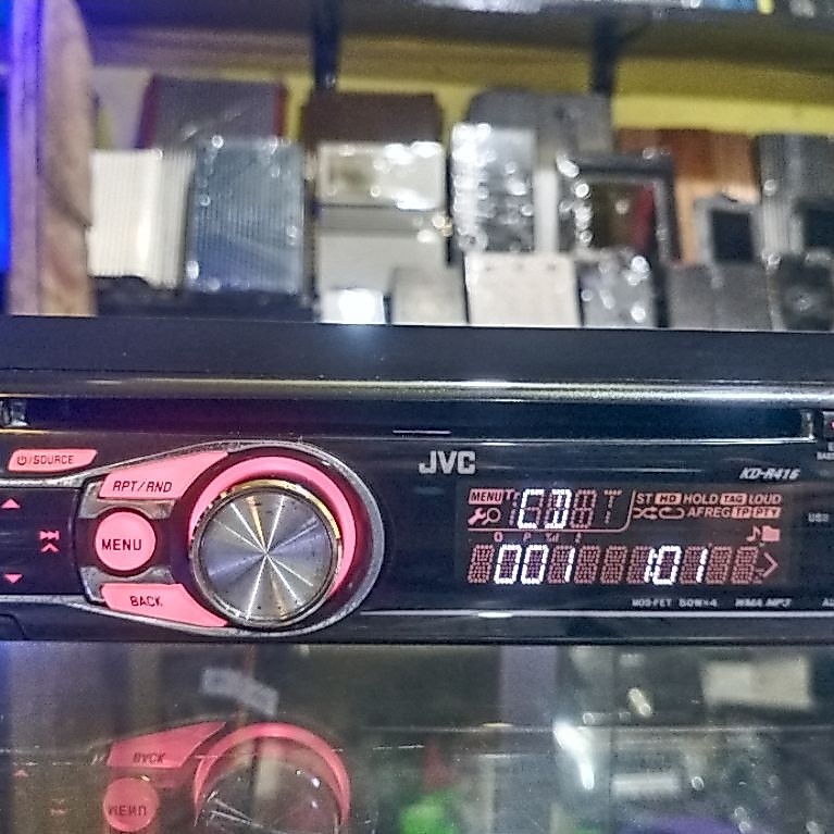 Headunit Singledin JVC KD-R416 MOS-FET