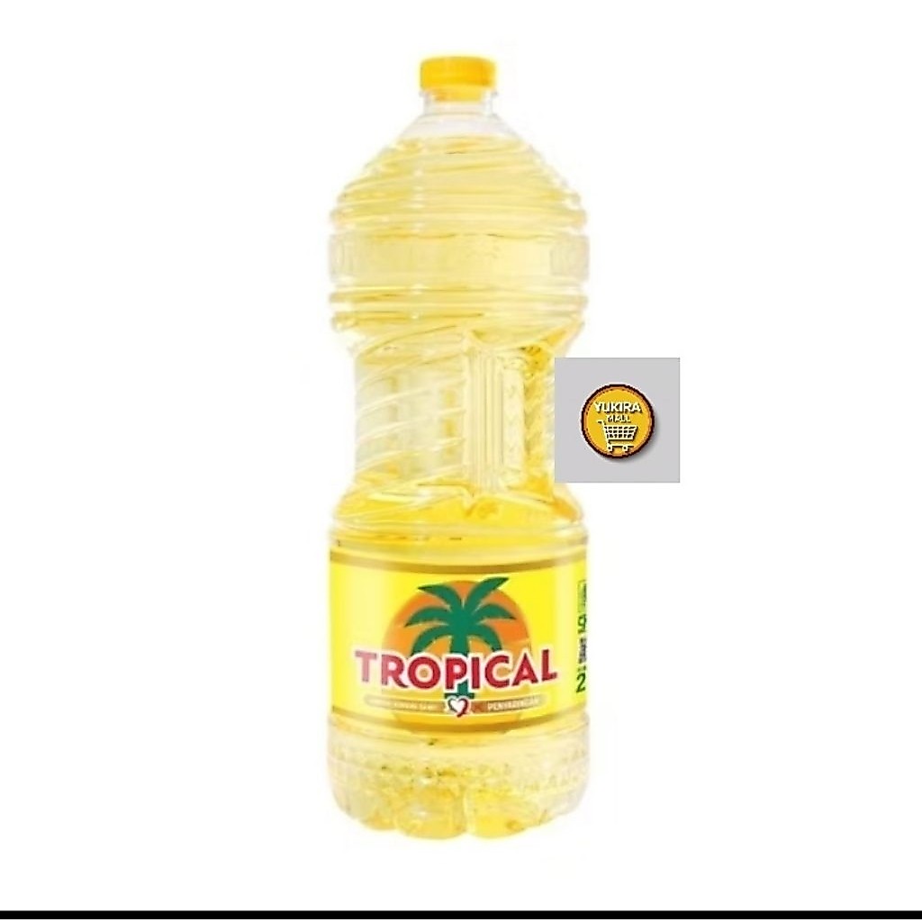 Minyak Goreng Tropical Kemasan Botol 2L Hemat Praktis - Minyak kelapa 2X Penyaringan 2000 ml l
