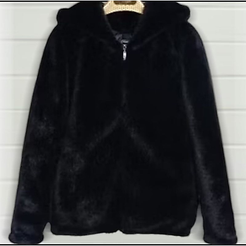 Jaket Bulu Sherpa Jaket Hoodie Wanita Zipper Polos Trendy