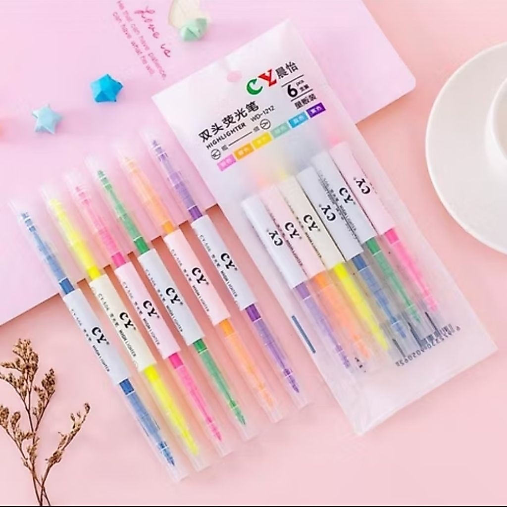 1set stabilo warna warni stabilo warna warni highliter warna warni