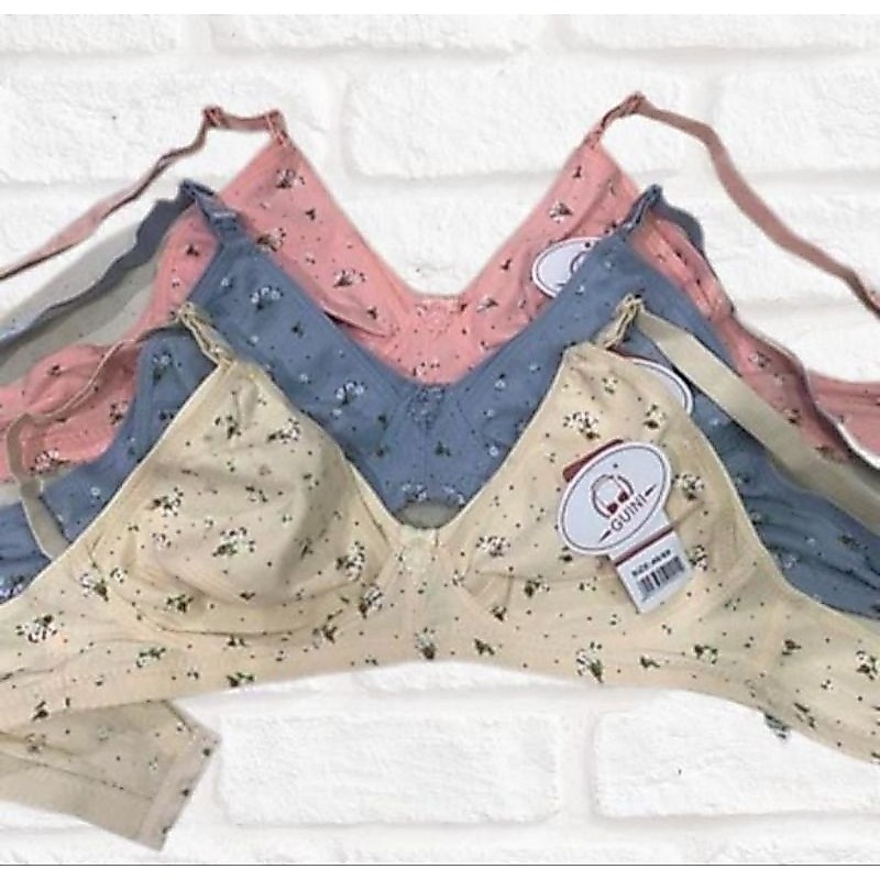 bh menyusui nursing bra busa tipis tanpa kawat merk guini