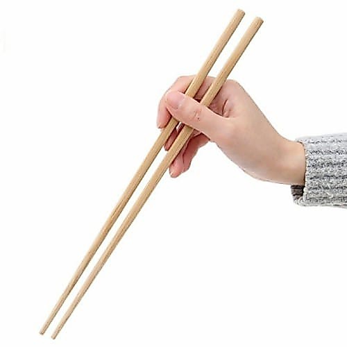 Sumpit Kayu Bambu Sumpit Bakmie Panjang 45cm 1Pasang