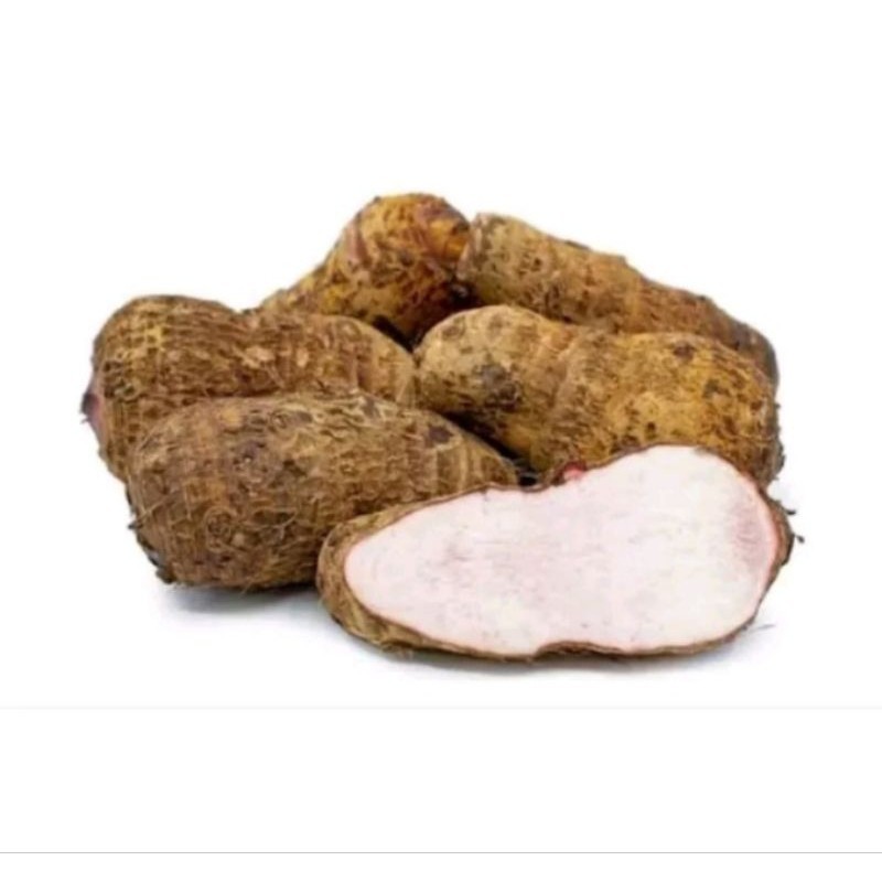 Umbi Talas Pulen Segar 1Kg Umbi Talas Pilihan