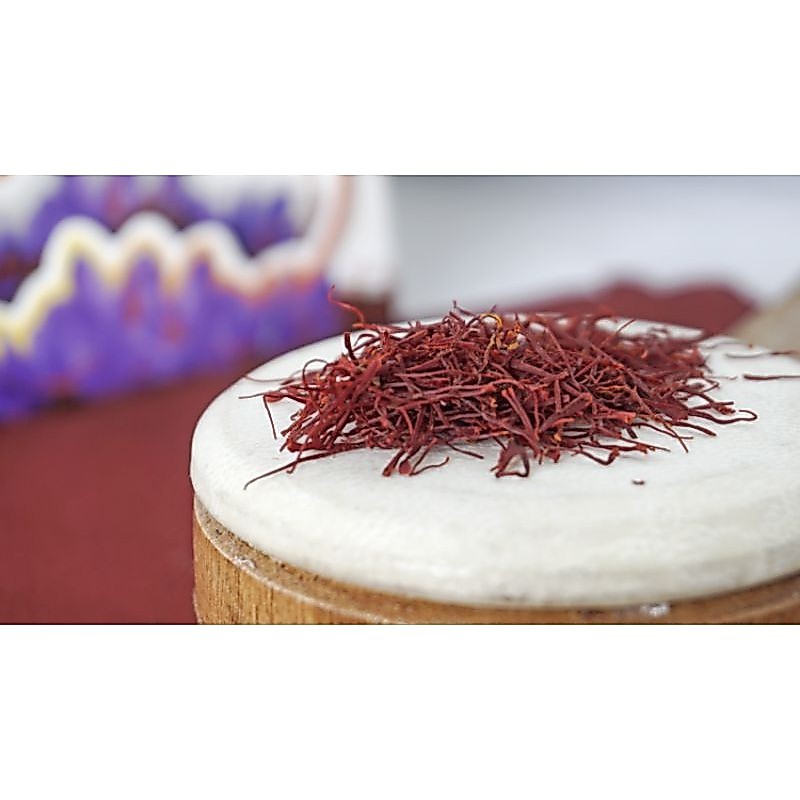 1/2 gram Putik Bunga Saffron asli Iran - Zafaron - Zafiran - Zaffron