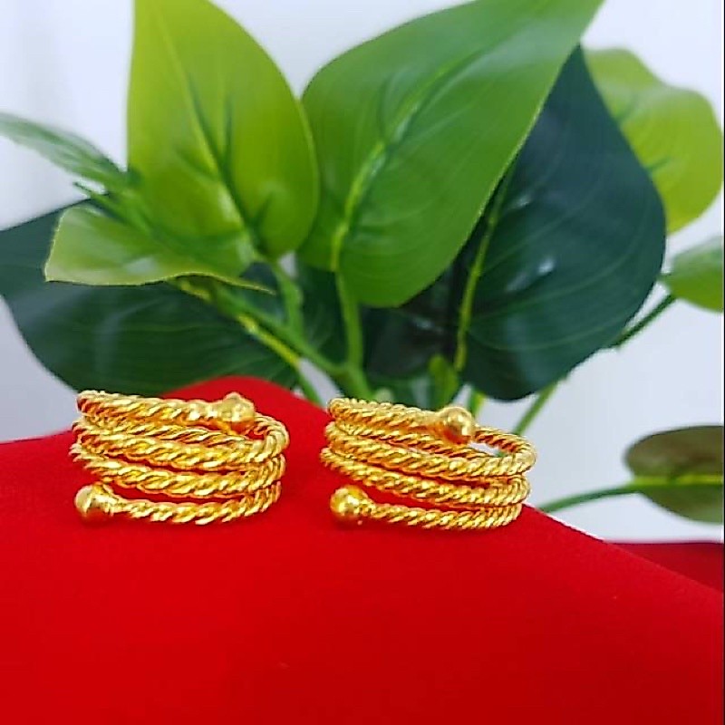 cincin penang lilit 4 persis seperti emas asli