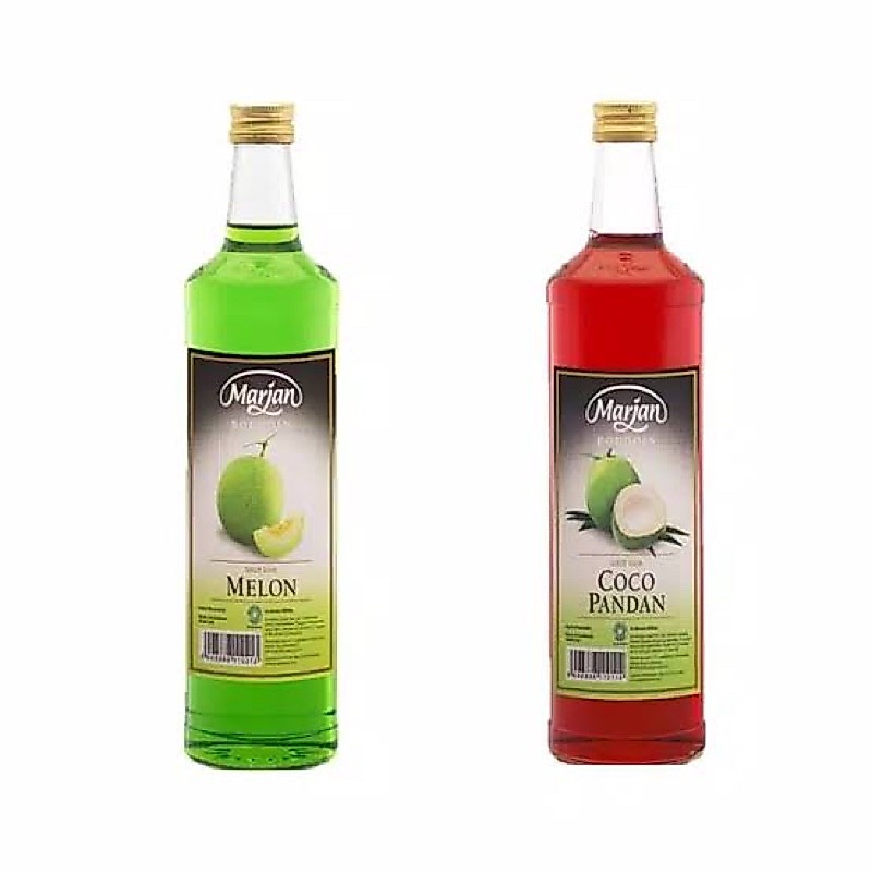 MARJAN SYRUP 460ml / Syrup marjan 1 karton isi 12/ Syrup marjan melon/Syrp marjan coco pandan
