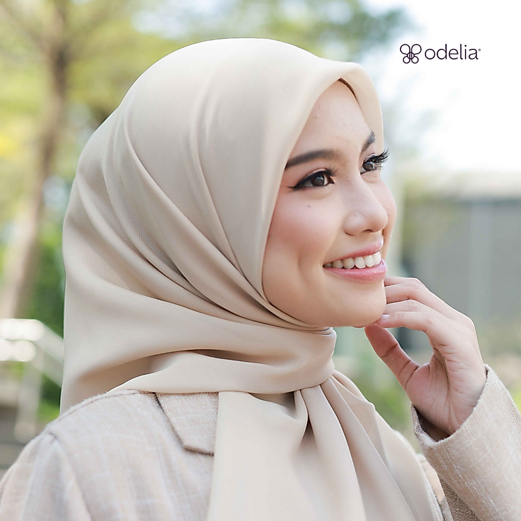 Odelia - Lora Scarf | Hijab Pollycotton Premium | Hijab square | Hijab Segi empat