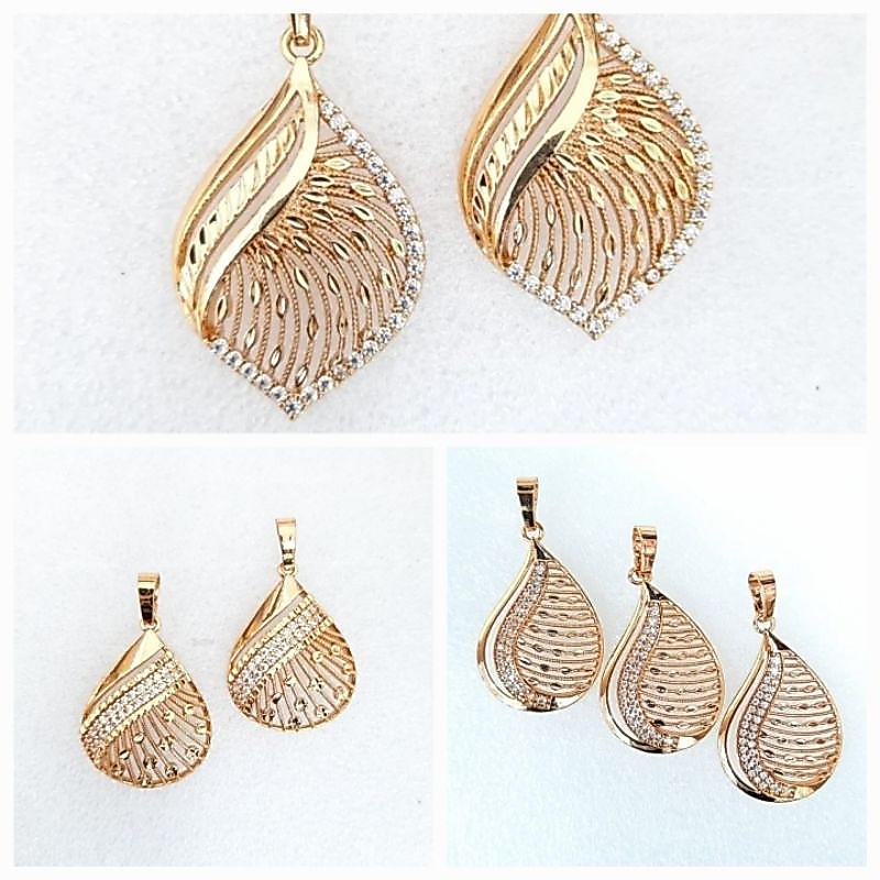 liontin kalung emas BESAR mewah