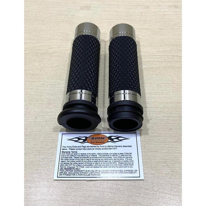 HANDGRIP K25 GRIPS 1 INCH 0630-3389 HARLEY DYNA TOURING SOFTAIL SPORTSTER KODE K25 CH FLY