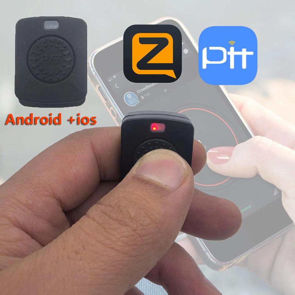 REAL PTT/SMART PTT Bluetooth PTT Swit Waterproof  Zello PTT Button for iOS+Android