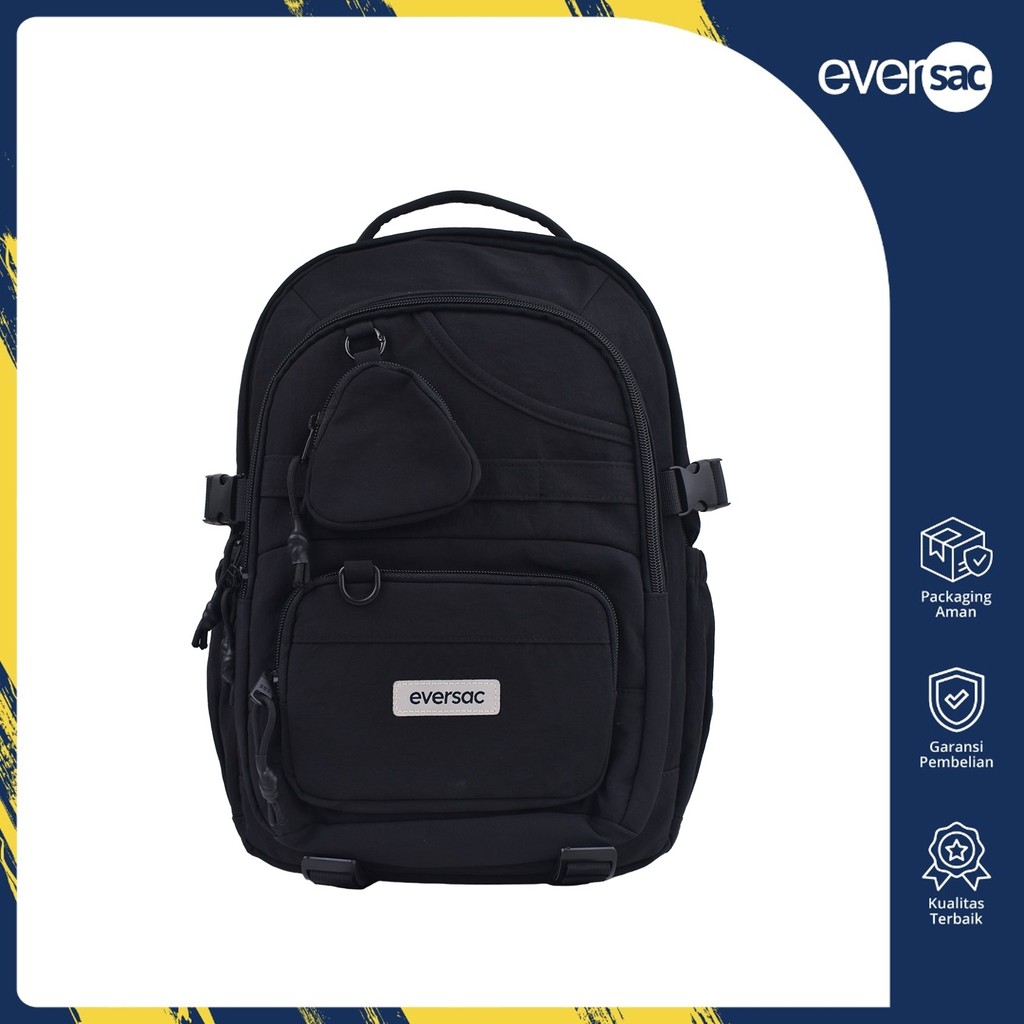 Eversac Backpack Pop Black