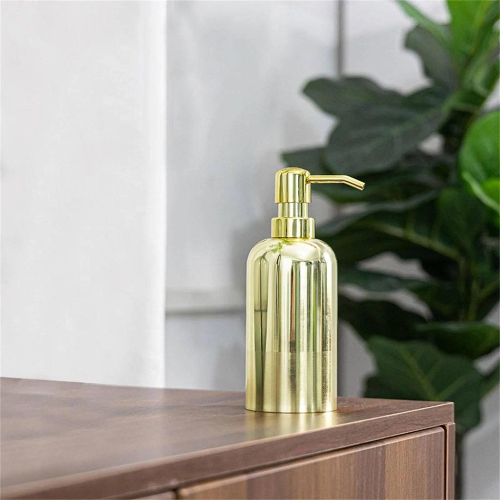 Stainless Steel Soap spenser Premium Finish Liquid Soap Pump Bottle Stainless Steel Pump spenser Min