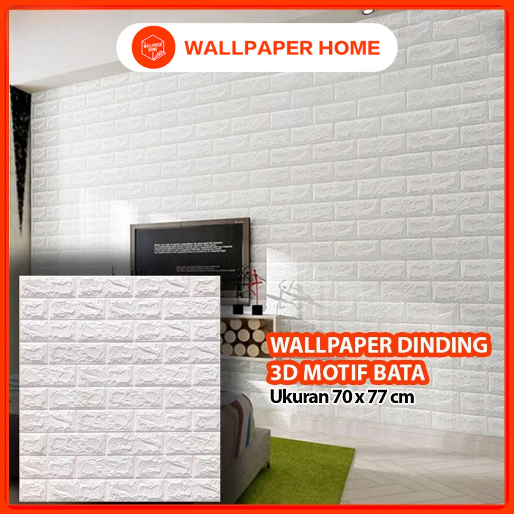 Wallpaper Home -Wallpaper 3D FOAM / Wallpaper Dinding 3D Motif Kotak/Wallfoam Kotak 4MM MT2
